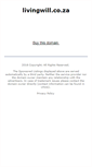 Mobile Screenshot of livingwill.co.za